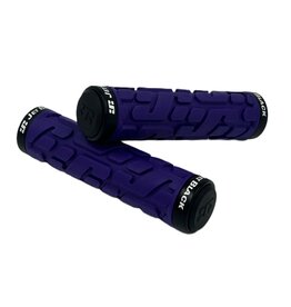 Jet Black JetBlack Rivet Lock On Grips Purple/Black Rings