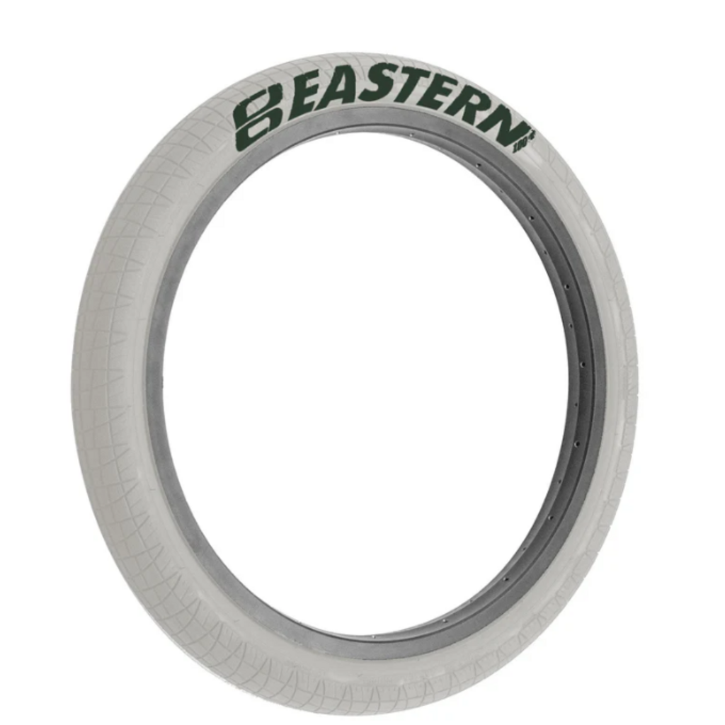 Eastern BMX Eastern Throttle Tyre 20 x 2.4 White Green