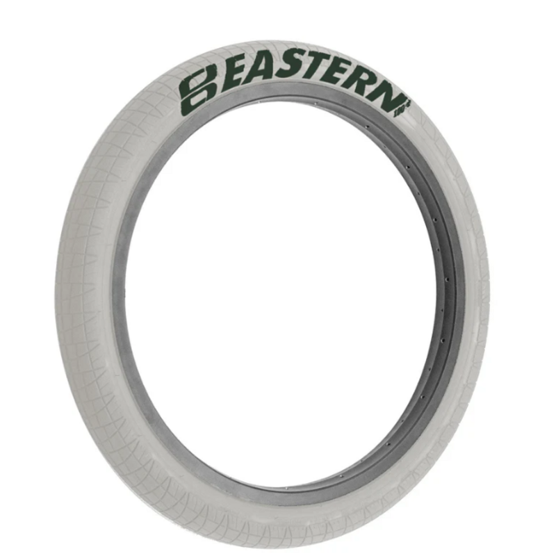 Eastern BMX Eastern Throttle Tyre 20 x 2.4 White Green