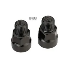 Pedal Thread Adaptors Steel - Converts 1/2"pedal thread to fit 9/16"cranks SET of 2