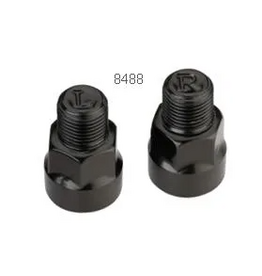 Pedal Thread Adaptors Steel - Converts 1/2"pedal thread to fit 9/16"cranks SET of 2