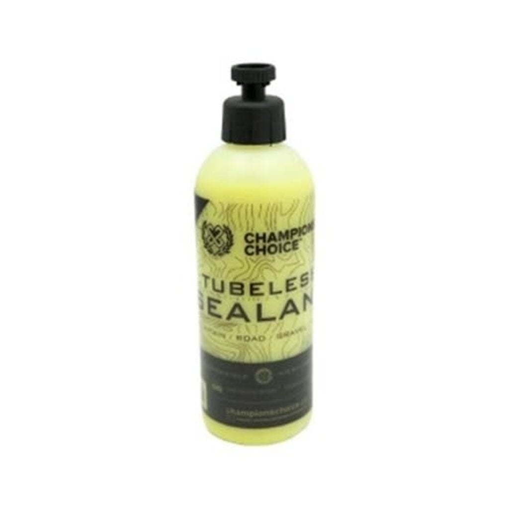 CHAMPIONS CHOICE Tubeless Sealant 250ml, Inc. Straw & Valve Tool