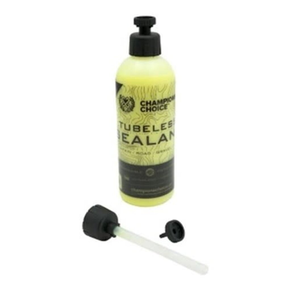 CHAMPIONS CHOICE Tubeless Sealant 250ml, Inc. Straw & Valve Tool