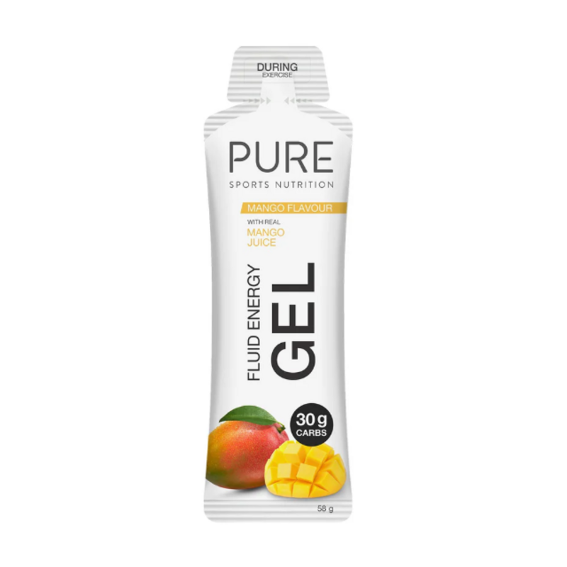 PURE PURE Fluid Energy Gel - Mango 58g (each)