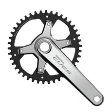 Shimano SHIMANO Cues Crankset- Silver Edition, FC-U6030-1 2-PIECE CRANKSET,  11/10/9-speed 170.0 mm 40T Series color Without BB parts Without CG