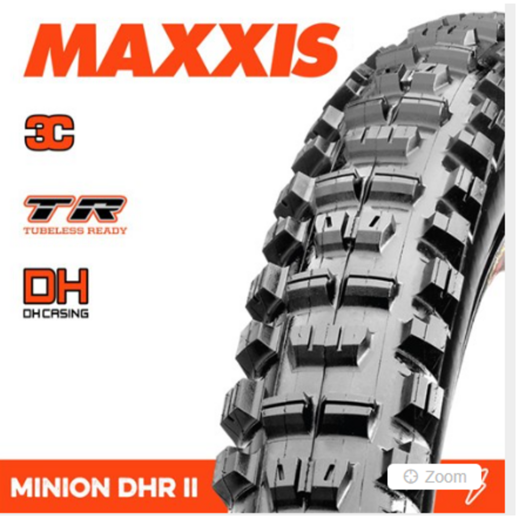 MAXXIS MAXXIS Minion DHR II 27.5 x 2.40 WT 3CG DH TR Fold 60x2TPI E-25