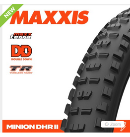 MAXXIS MAXXIS Minion DHR II 27.5 X 2.4 WT Maxxterra TR DD (2026) Fold 120X2 TPI E-25