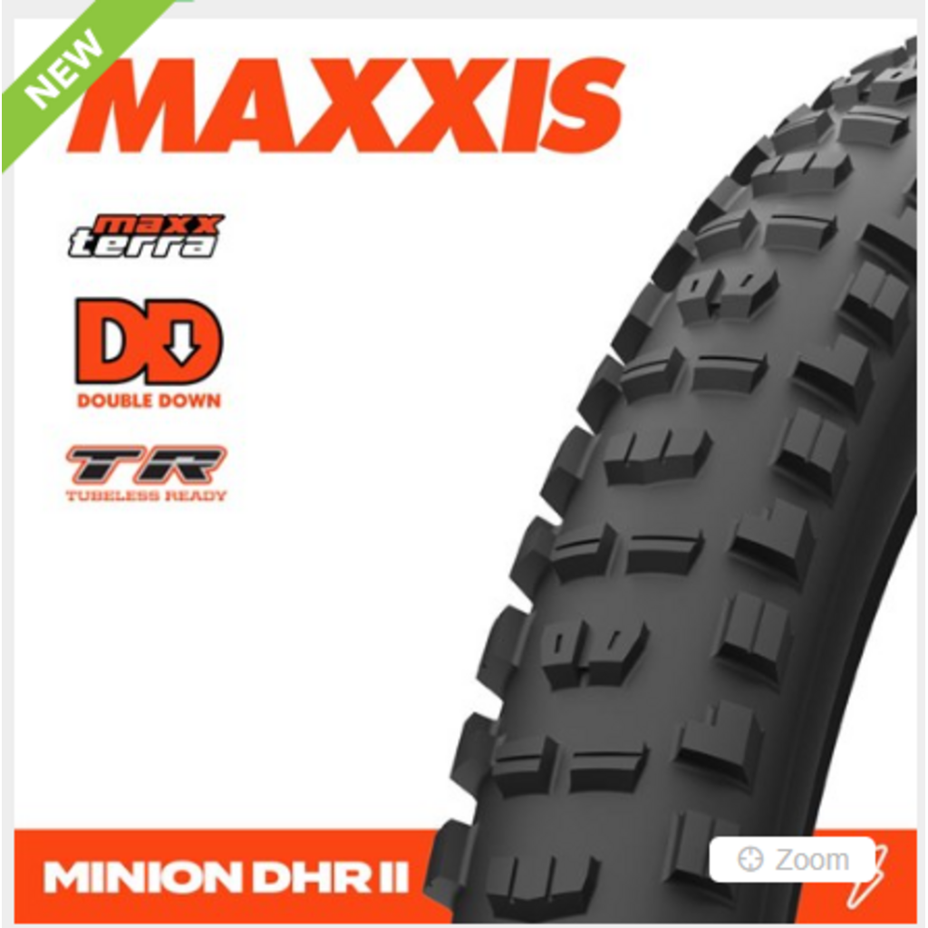 MAXXIS MAXXIS Minion DHR II 29 X 2.40 WT Maxxterra DD TR (2026) Fold 120X2 TPI E-25