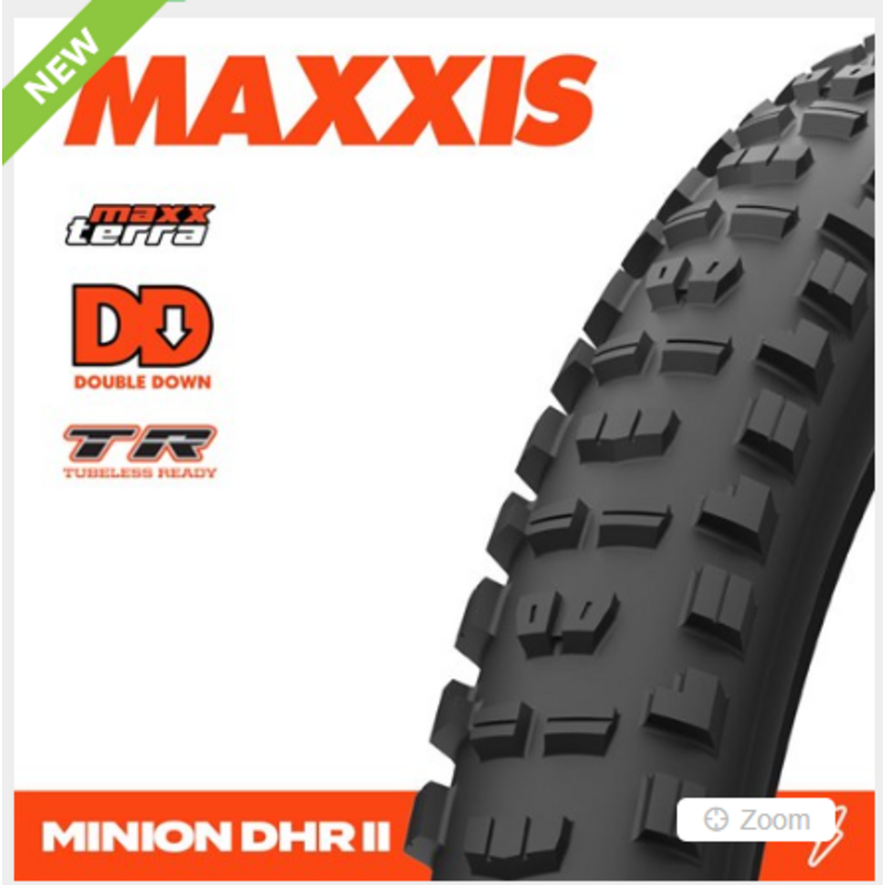 MAXXIS MAXXIS Minion DHR II 29 X 2.40 WT Maxxterra DD TR (2026) Fold 120X2 TPI E-25