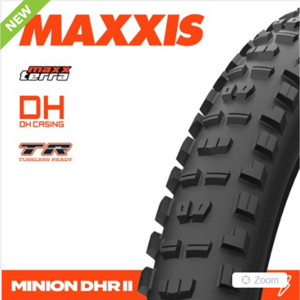MAXXIS MAXXIS Minion DHR II 27.5 X 2.50 Maxxterra DH TR (2026) Fold 60X2 TPI E-25