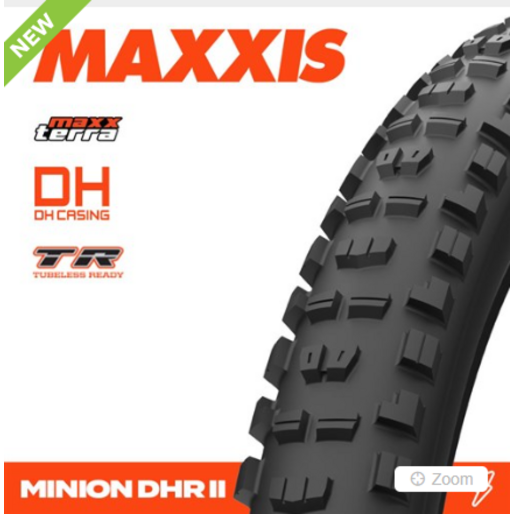MAXXIS MAXXIS Minion DHR II 29 X 2.50 Maxxterra DH TR (2026) Fold 60X2 TPI E-25