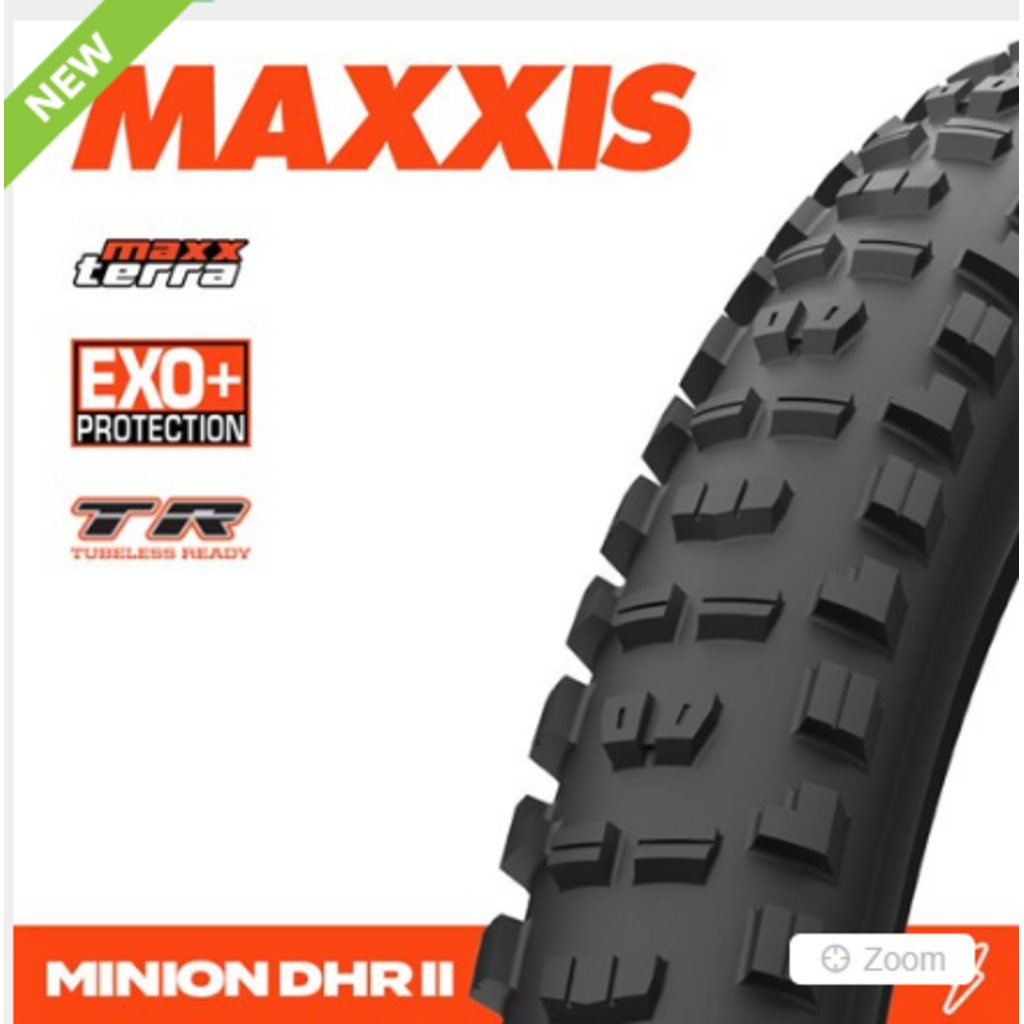 MAXXIS MAXXIS Minion DHR II 29 X 2.40 WT Maxxterra EXO+ TR (2026) Fold 60TPI E-25