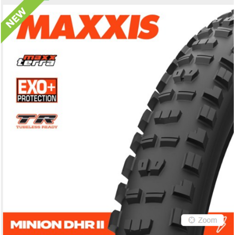 MAXXIS MAXXIS Minion DHR II 29 X 2.40 WT Maxxterra EXO+ TR (2026) Fold 60TPI E-25