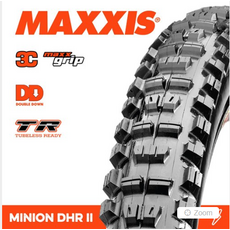 MAXXIS MAXXIS Minion DHR II 27.5 X2.40 WT 3CG DD TR Fold 120X2 TPI E-25