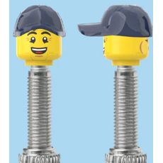 Brick Caps Presta Valve Blue Cap (sold as pair)