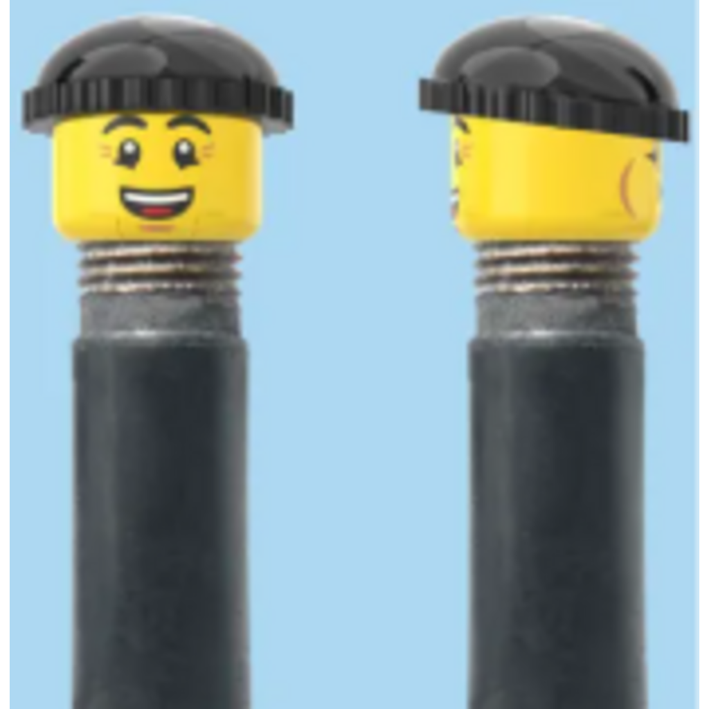 Brick Caps Schrader Valve Black Beanie (sold as pair)