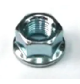 AXLE NUT- Rear Coaster, 3/8" X 24T, Flanged (Sold Individually)