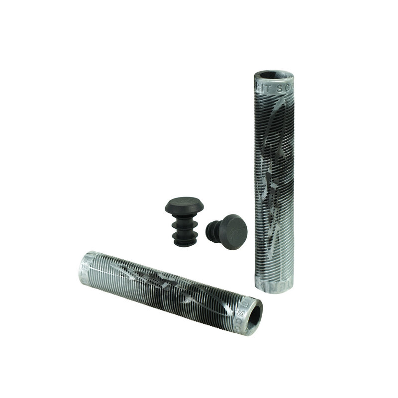 Grit GRIT Handlebar Grips 160mm- Black/Metalic