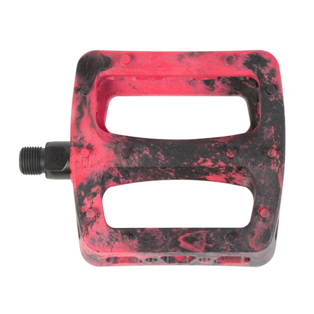 ODYSSEY ODYSSEY Twisted Pro PC Pedals - 9/16" Red/Black Swirl