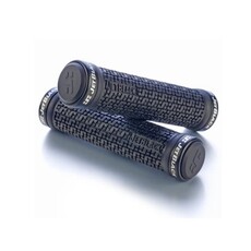 Jet Black JetBlack Pin Lock On Grips -Black/Black Rings