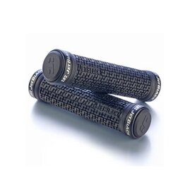 Jet Black JetBlack Pin Lock On Grips -Black/Black Rings