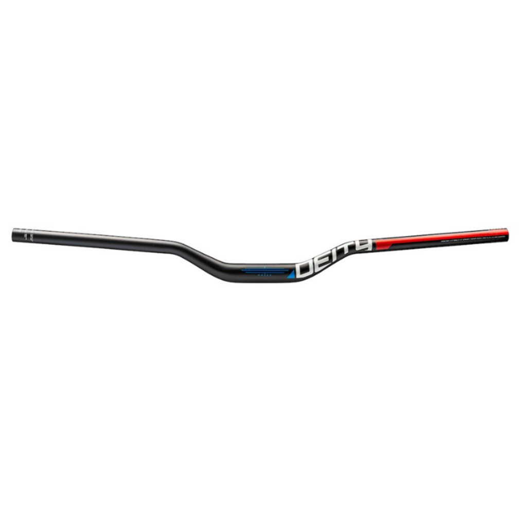 Deity DEITY Alloy Handlebar CAM ZINK 800 31.8MM X 40MM Red White Blue