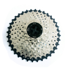 ATA Cassette - 9 Speed 11-36T - HG Driver - Matte Nickel / Black