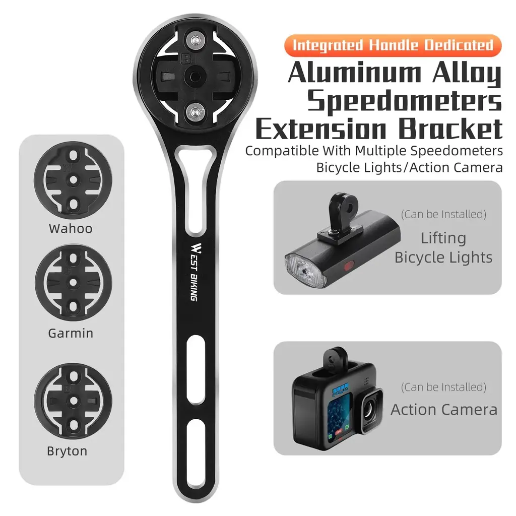 Aluminum alloy one piece holder for Garmin/Bryton/black bird/Wahoo