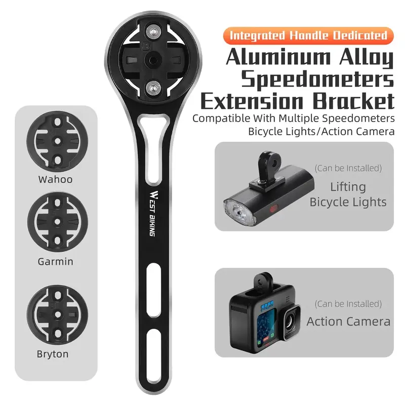 Aluminum alloy one piece holder for Garmin/Bryton/black bird/Wahoo