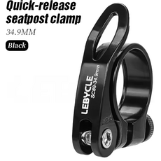 Lebycle LEBYCLE MTB Quick-Release Seatpost Clamp Black - 34.9mm