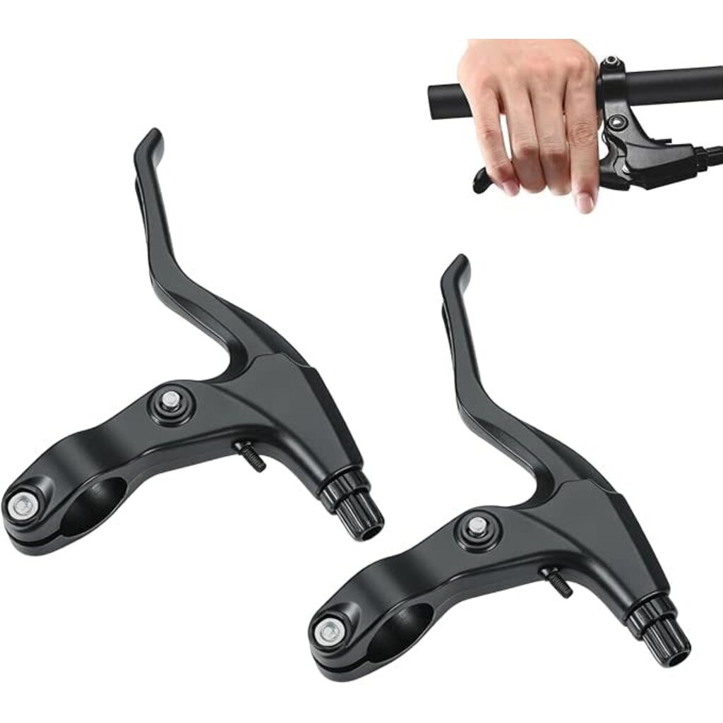 MTB Cable Brake Lever Pair - Black