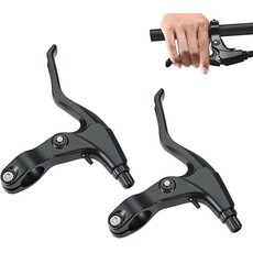 MTB Cable Brake Lever Pair - Black
