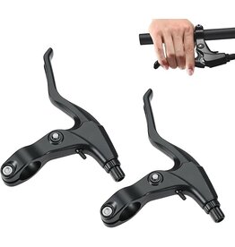 MTB Cable Brake Lever Pair - Black