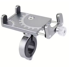 Bicycle Phone Holder Mount Universal - Silver