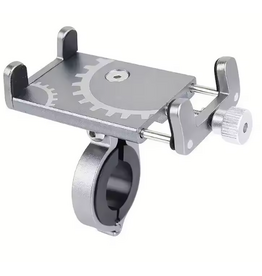 Bicycle Phone Holder Mount Universal - Silver