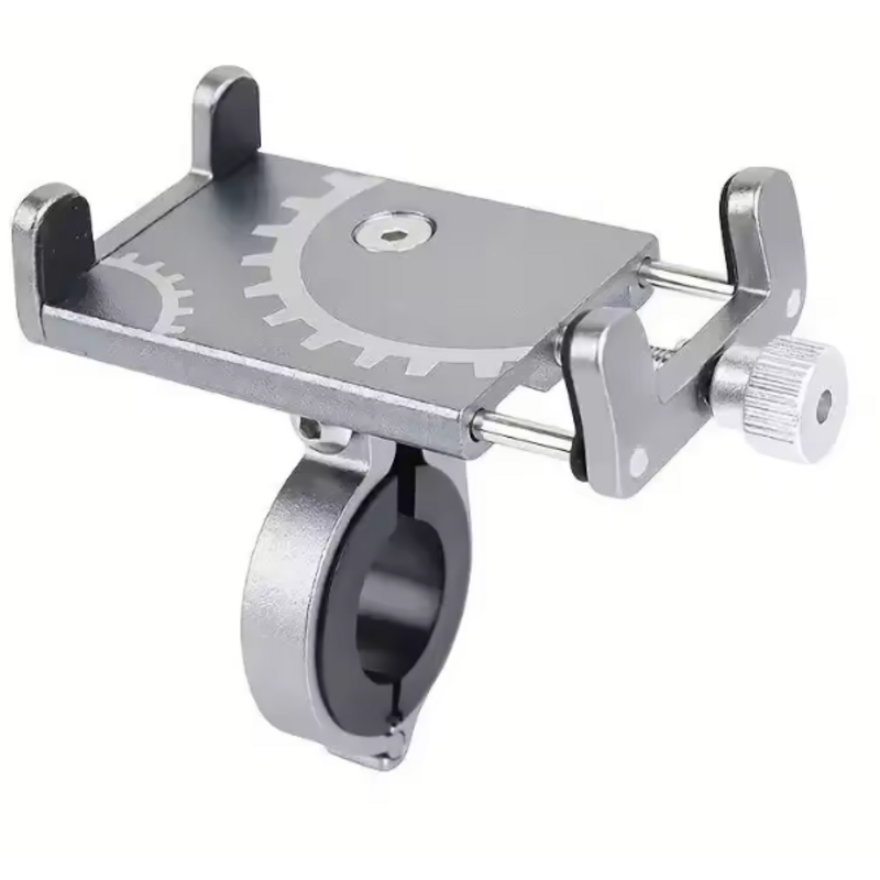 Bicycle Phone Holder Mount Universal - Silver