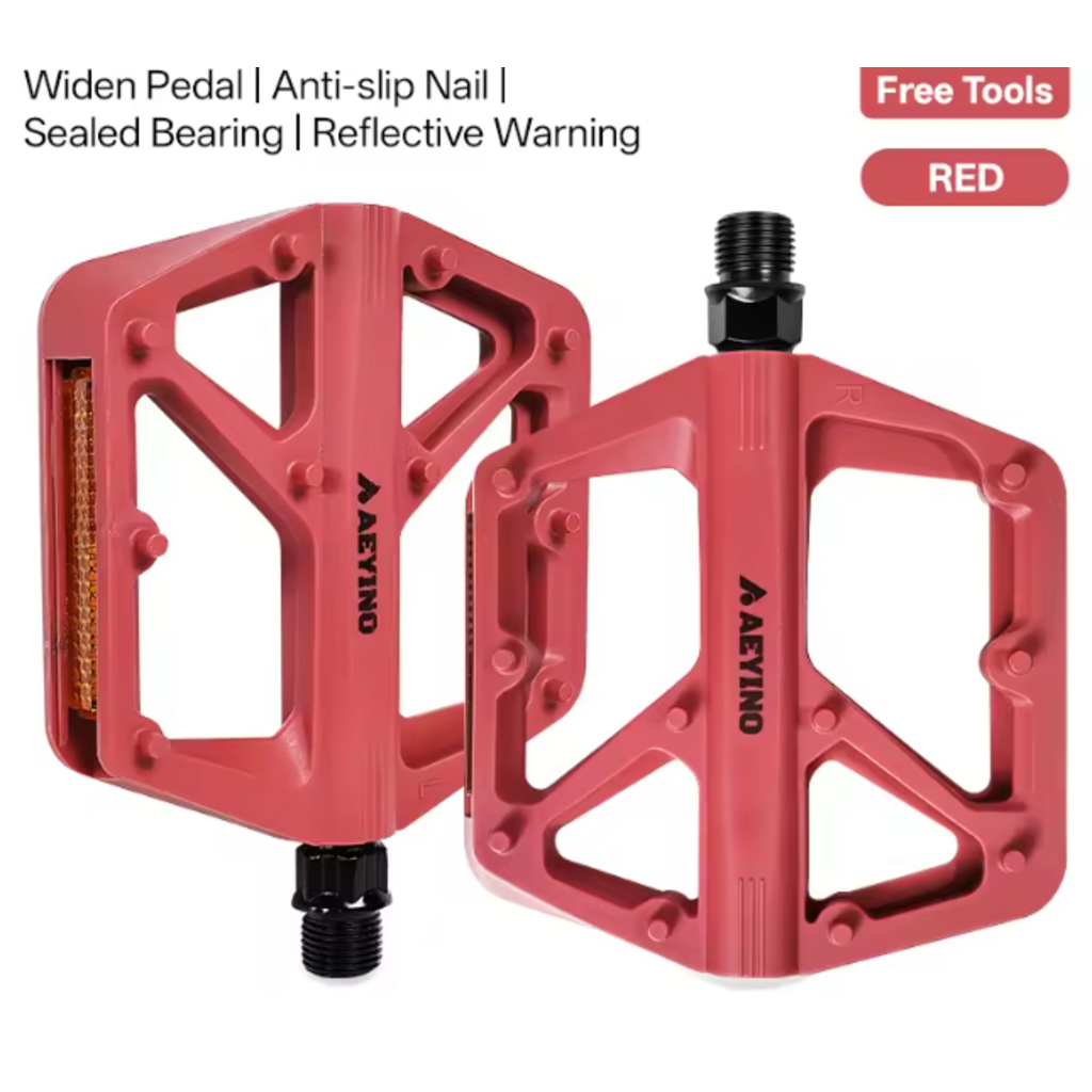 AEYINO Pedals MTB 9/16" - Red