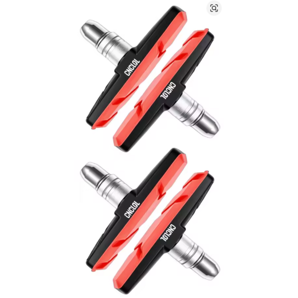 Jiexing V-brake pads - Black/Red
