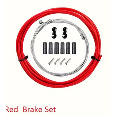 Trlreo Cable Inner & Outer Brake Kit - Red