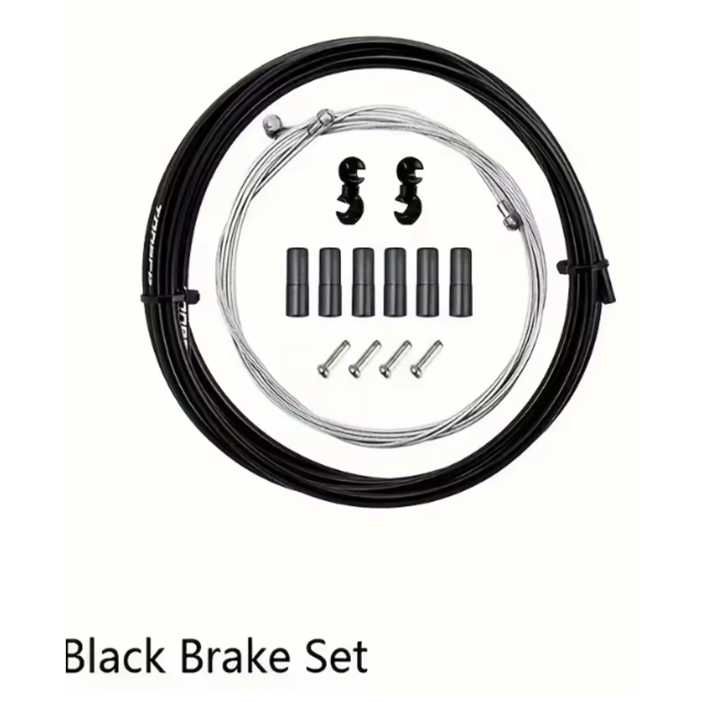 Trlreo Cable Inner & Outer Brake Kit - Black