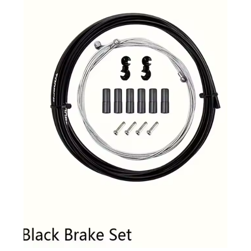 Trlreo Cable Inner & Outer Brake Kit - Black