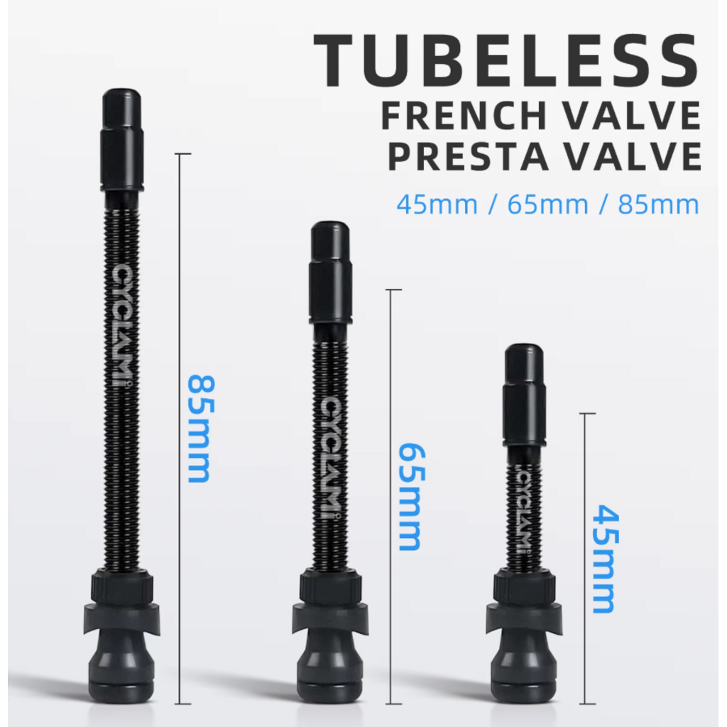 CYCLAMI CYCLAMI FV Tubeless Valve -Black
