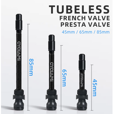 CYCLAMI CYCLAMI FV Tubeless Valve -Black