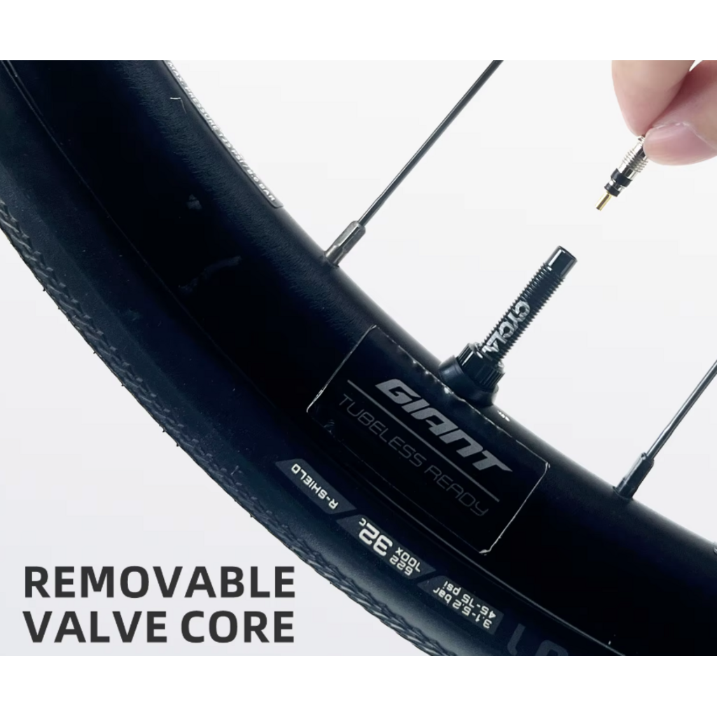 CYCLAMI CYCLAMI FV Tubeless Valve -Black