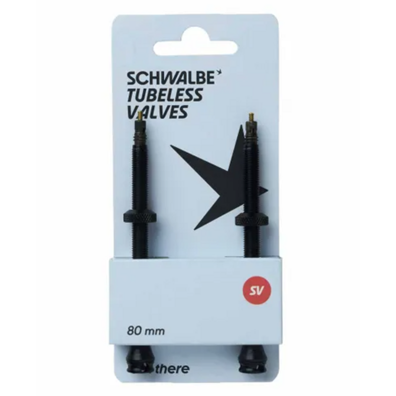 Schwalbe SCHWALBE Tubless Valve SV (Set/Pair) -Black