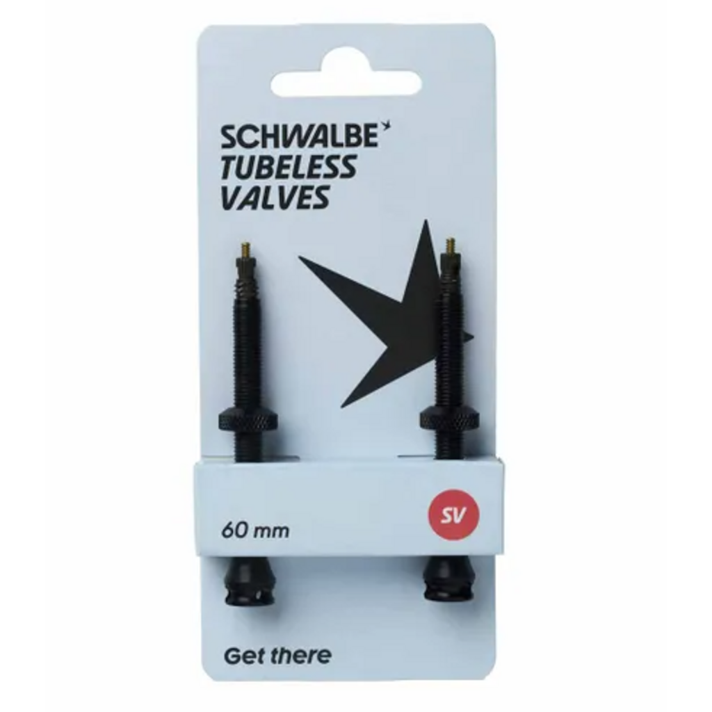 Schwalbe SCHWALBE Tubless Valve SV (Set/Pair) -Black