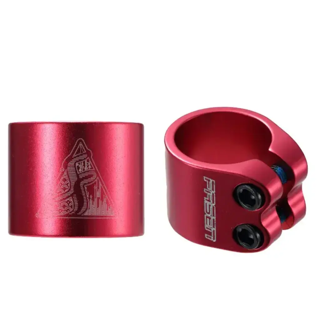 Fasen Fasen 2 Bolt Clamp - Red