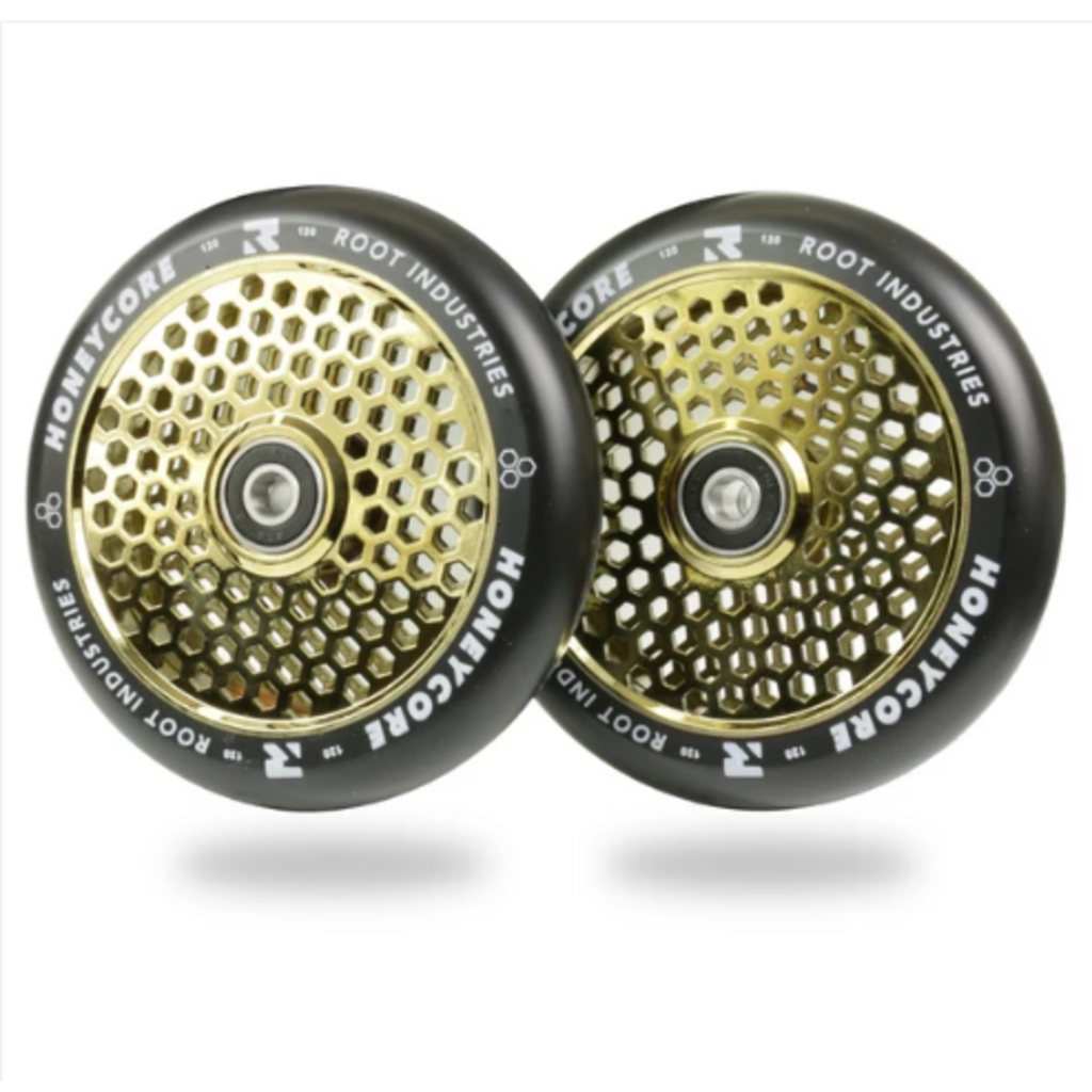 Root Industries Root Industries HoneyCore 120mm Wheels - Black/Gold Rush
