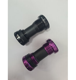 West Biking WEST BIKING Threaded Bottom Bracket, BB68-73, 24mm -Purple