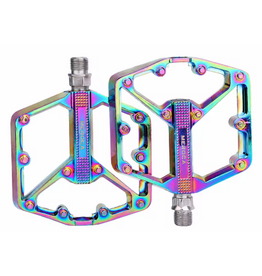 MEROCA Ultralight Sealed Bearing Pedal Double DU Bearing - Oil Slick
